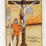 Les socialistes italiens crucifient Mussolini, pour manger