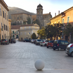 La piazza del vecchio villaggio