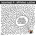 Indipendenza algerina 50 anni dopo, vista del vignettista Dilem