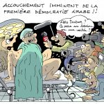 © Z - accouchement de la Constitution tunisienne