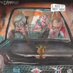 © David Rowe - on the road to Damas